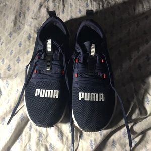 Navy Blue and White Pumas